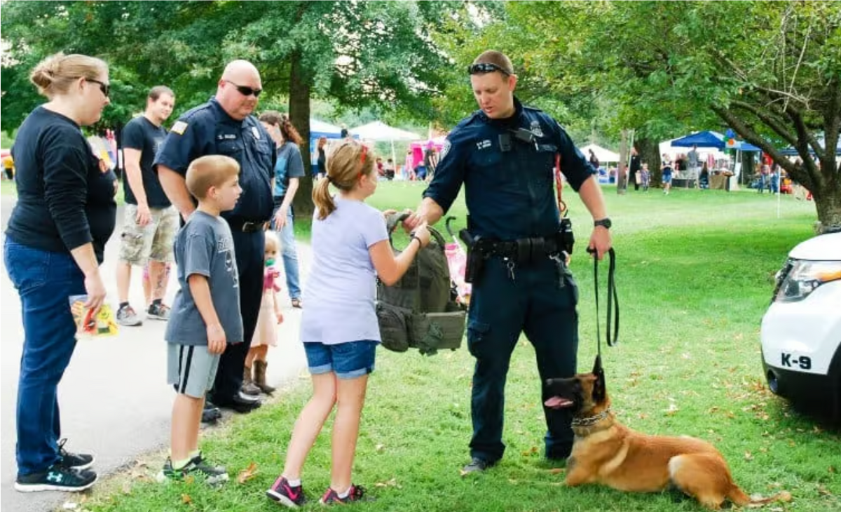 Cops and Citizens at a Community Event